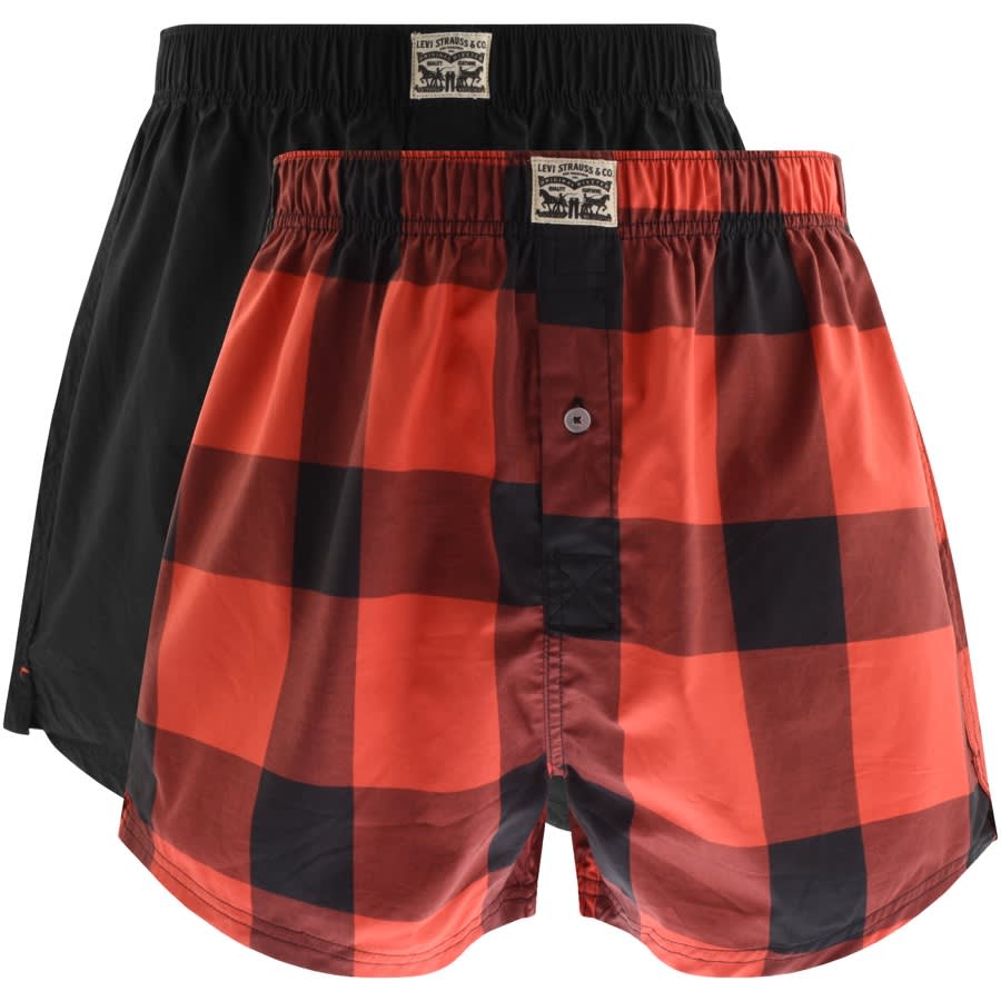 Alternative Image for ProductLevis Woven 2 Pack Boxer Shorts Black1
